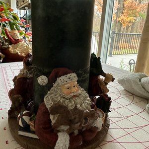 Santa's Candle Holder